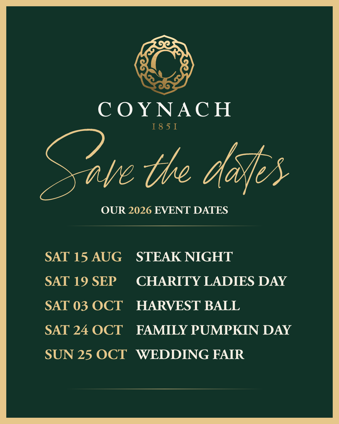 Coynach Events Graphics